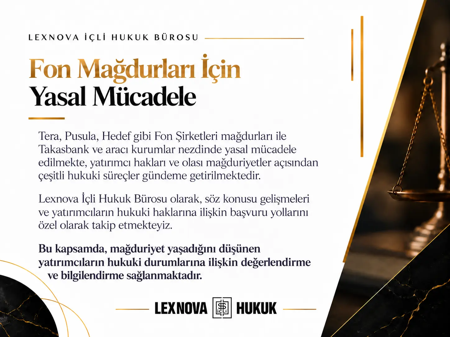 Fon Mağdurları İçin Yasal Mücadele